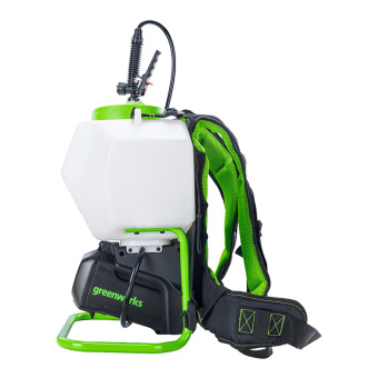 Аккумуляторный садовый опрыскиватель GREENWORKS 40V G40BPS (5300007UB) с АКБ 4 Ah и ЗУ