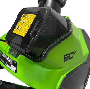 Аккумуляторный снегоуборщик GREENWORKS 60V GD60PST 51 см (2602907U52) с 7 (5+2)  Ач аккумулятором и зарядным устройством