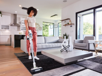 Аккумуляторный вертикальный пылесос GREENWORKS G24SVK4 (4701107UB) с АКБ 4 Ah и ЗУ